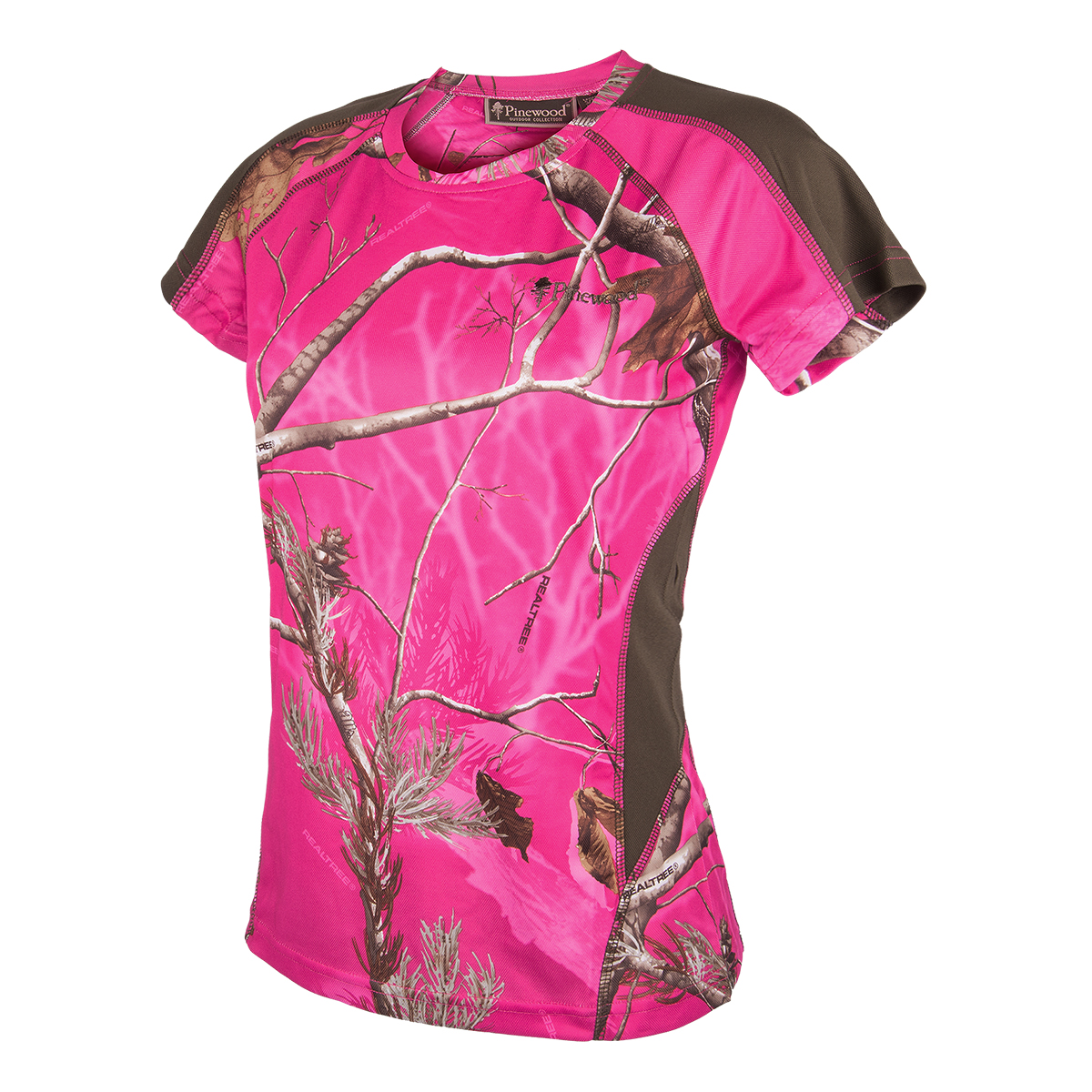 Pinewood T-Shirt Ramsey Rosa Camo L