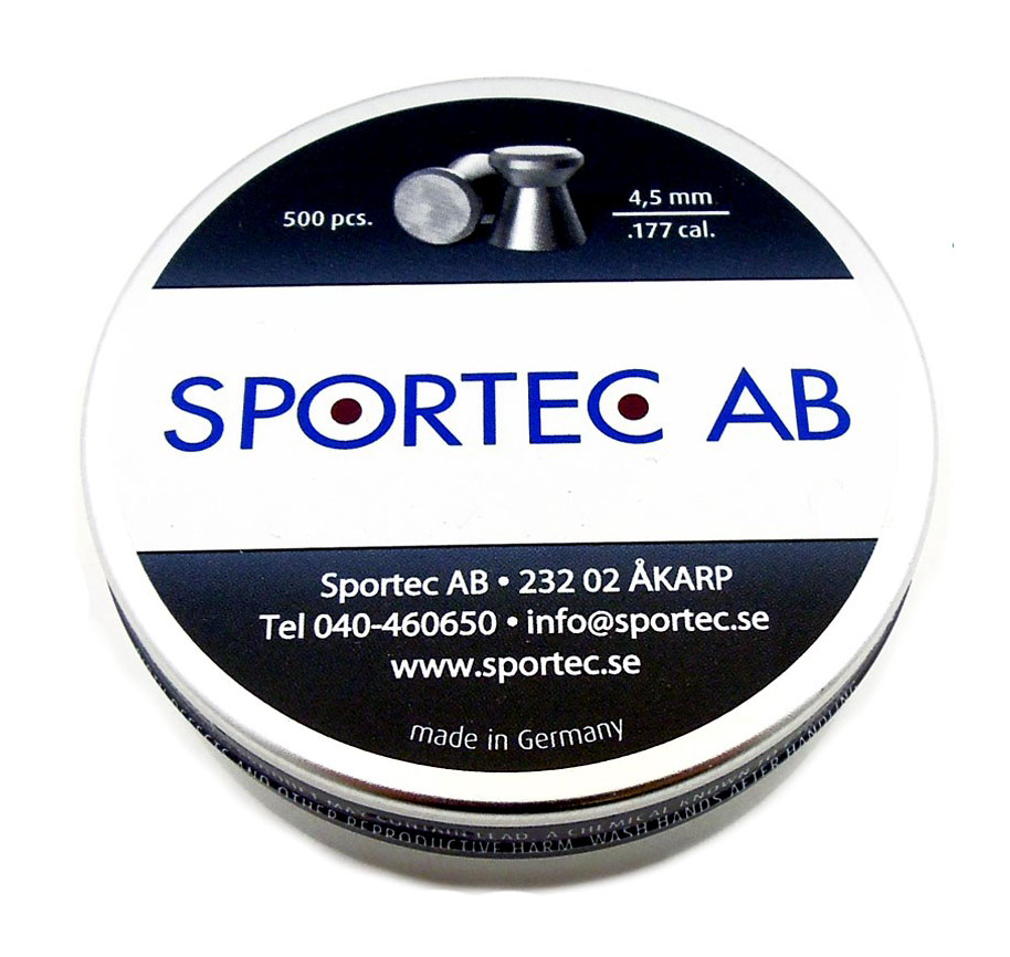 Sportec Luftgevrskulor 4,5 mm